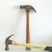Two Rustic Vintage Claw Hammers