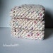 Knitted Dish Cloth, Cream Wash Cloths