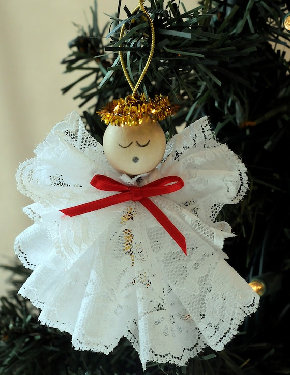  DIY  Angel Ornament  Christmas  Craft Kit  by HolidaySpiritsDecor