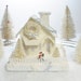 Putz Glitter House Bay Window White Collection