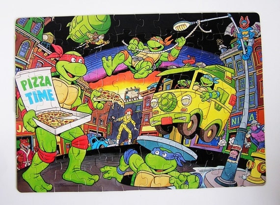 Teenage Mutant Ninja Turtle Puzzle 1980s