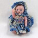 Renwal Dollhouse Baby Doll Signed in Crochet Dress and Bonnet
