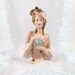 Half Doll for Pin Cushion Victorian Style Lady Porcelain