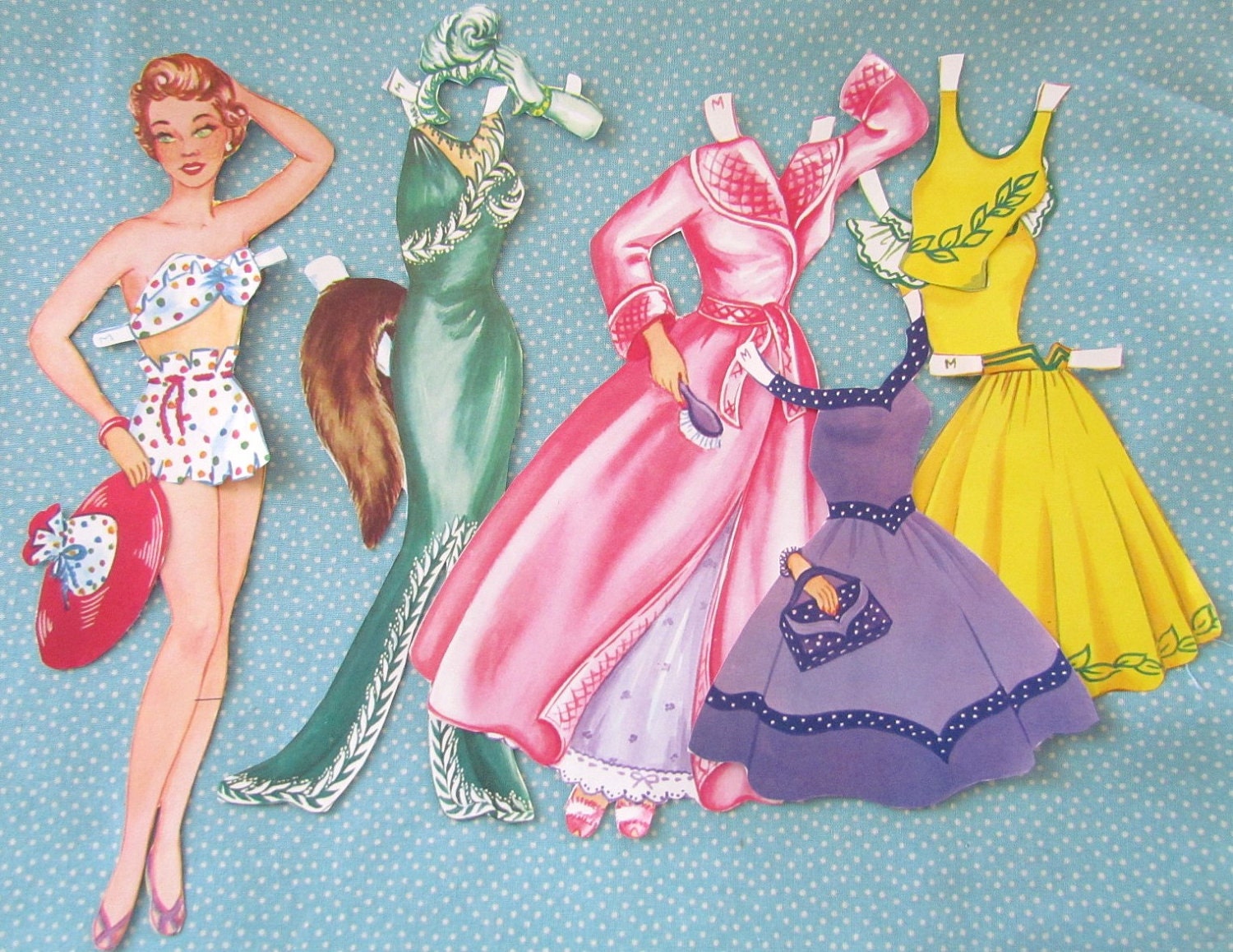 1950's Paper Doll Fashion Model