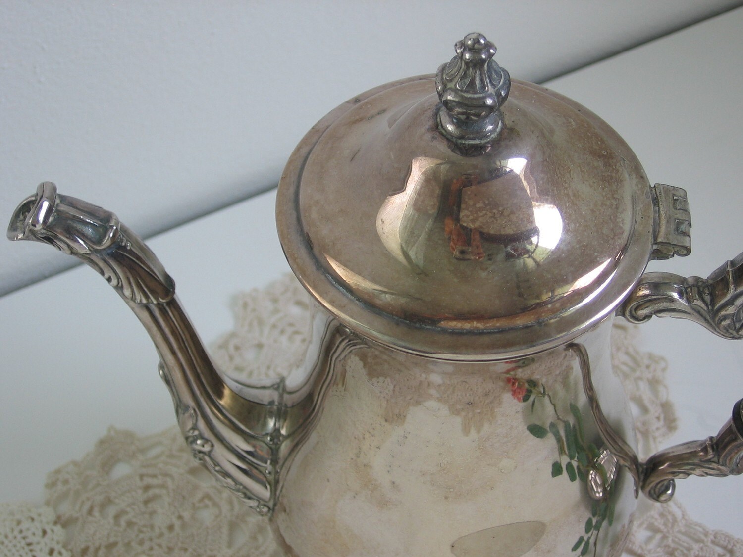 Vintage Wm Rogers 800 Silver Plate Teapot