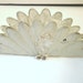 Frosted Glass Murano Napkin Holder with Angel