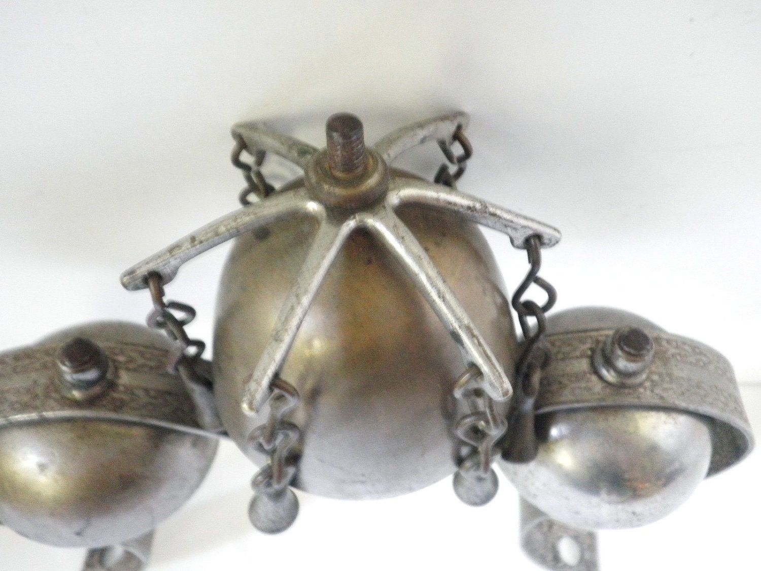 Antique Horse Harness Triple Sleigh Bell circa 1880 s