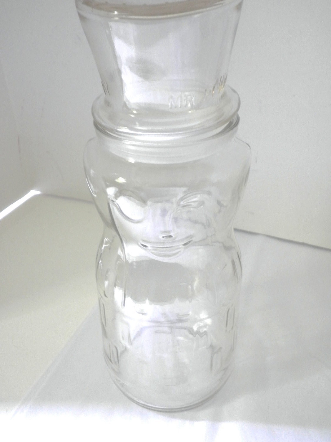 Mr Peanut 75th Anniversary Collectible Clear Glass Jar1125 x 1500
