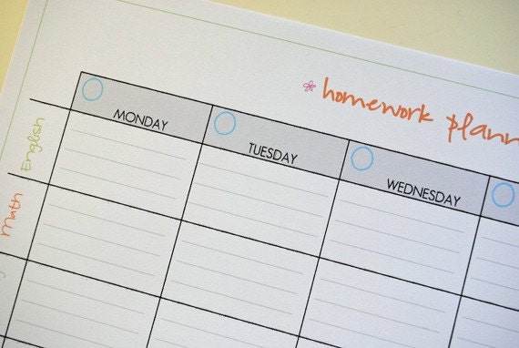 Where can i buy a homework planner
