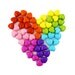 Rainbow Heart Beads
