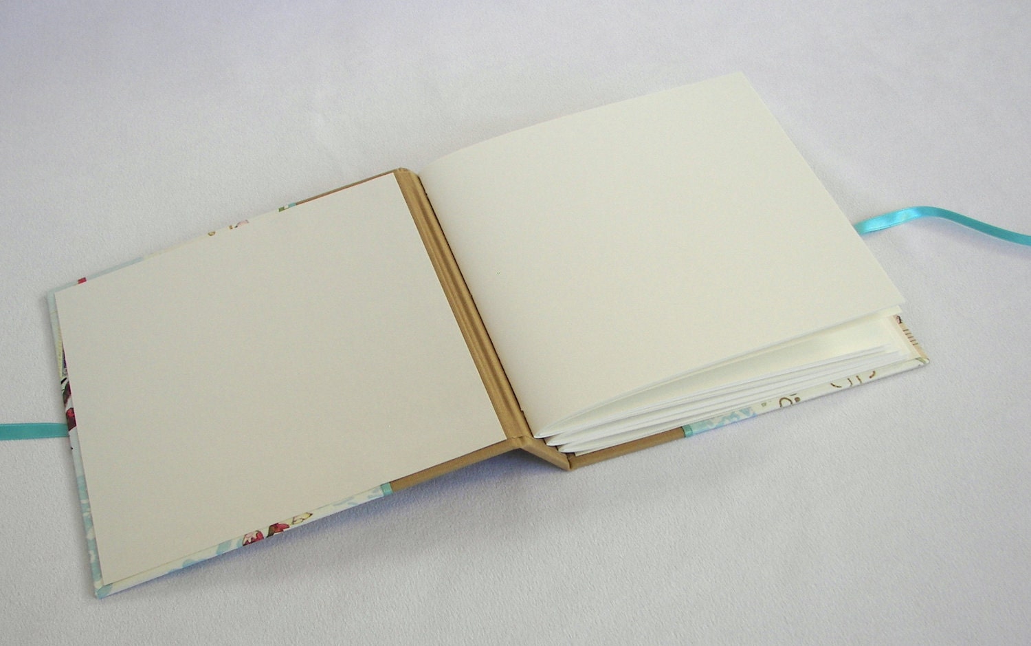 CLEARANCE 6x6 Square Photo Album Scrapbook with Ties Fits