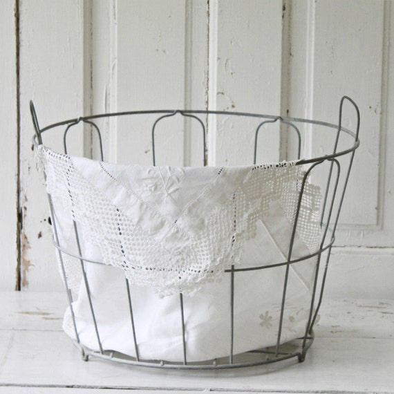 large round wire basket