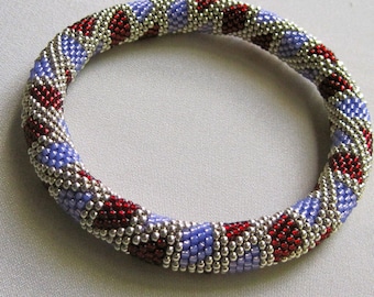 Bead Crochet Pattern: Littler Boxes Bead Crochet Bangle