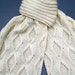 Knit Scarf Pattern: Diamond Cabled Turtleneck Scarf Knitting Pattern