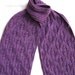 Knit Scarf Pattern: Winter's Not Quite Over Scarf Knitting Pattern