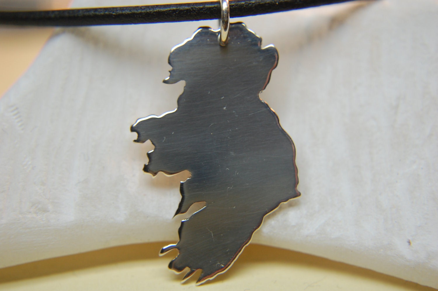 Ireland Necklace Ireland Map Sterling silver by africandreamland