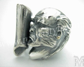 Sterling Silver Messenger Ring Bague de Messager Argent