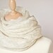 Cobweb Shawl Scarf Stole White Wool Natural Lace Wedding Bridal Fashion teamcamelot tbteam elitett