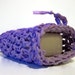 Purple Soap Saver Sack 100% Cotton Crochet Ready To Ship