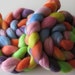 Polwarth silk spinning top Mountain Fence 3.8 oz, roving