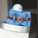 Blue Jeans and Brown Belt Beadwoven wraparound Cuff