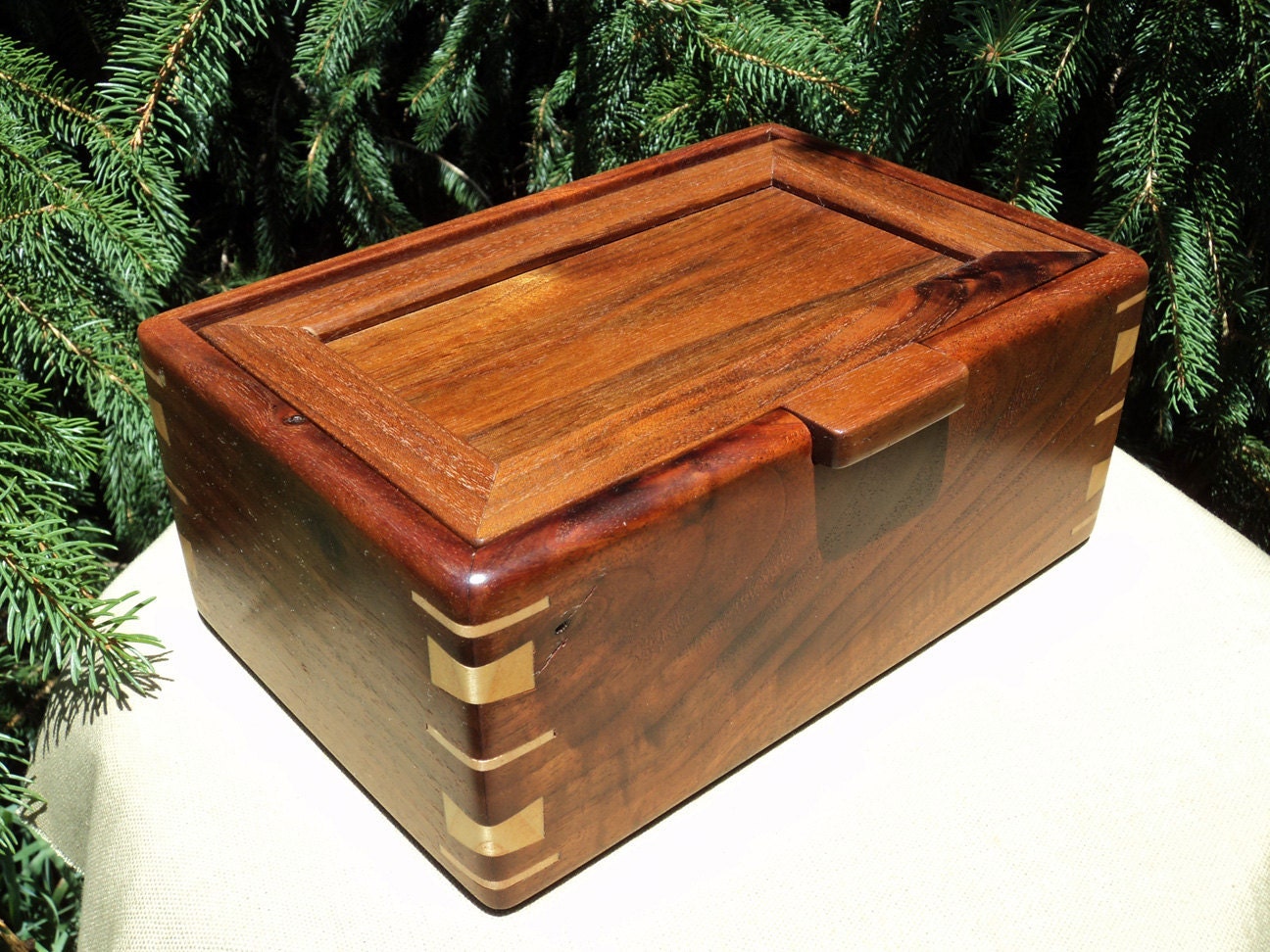 Jewelry Box Gift Unique Wooden Art Him Her American