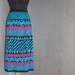 RESERVED for Paula // Pleated Silk Skirt / Art Deco Revival