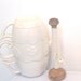 Antique Wood Tool wrapped with Cream Twine / Vintage Home Decor