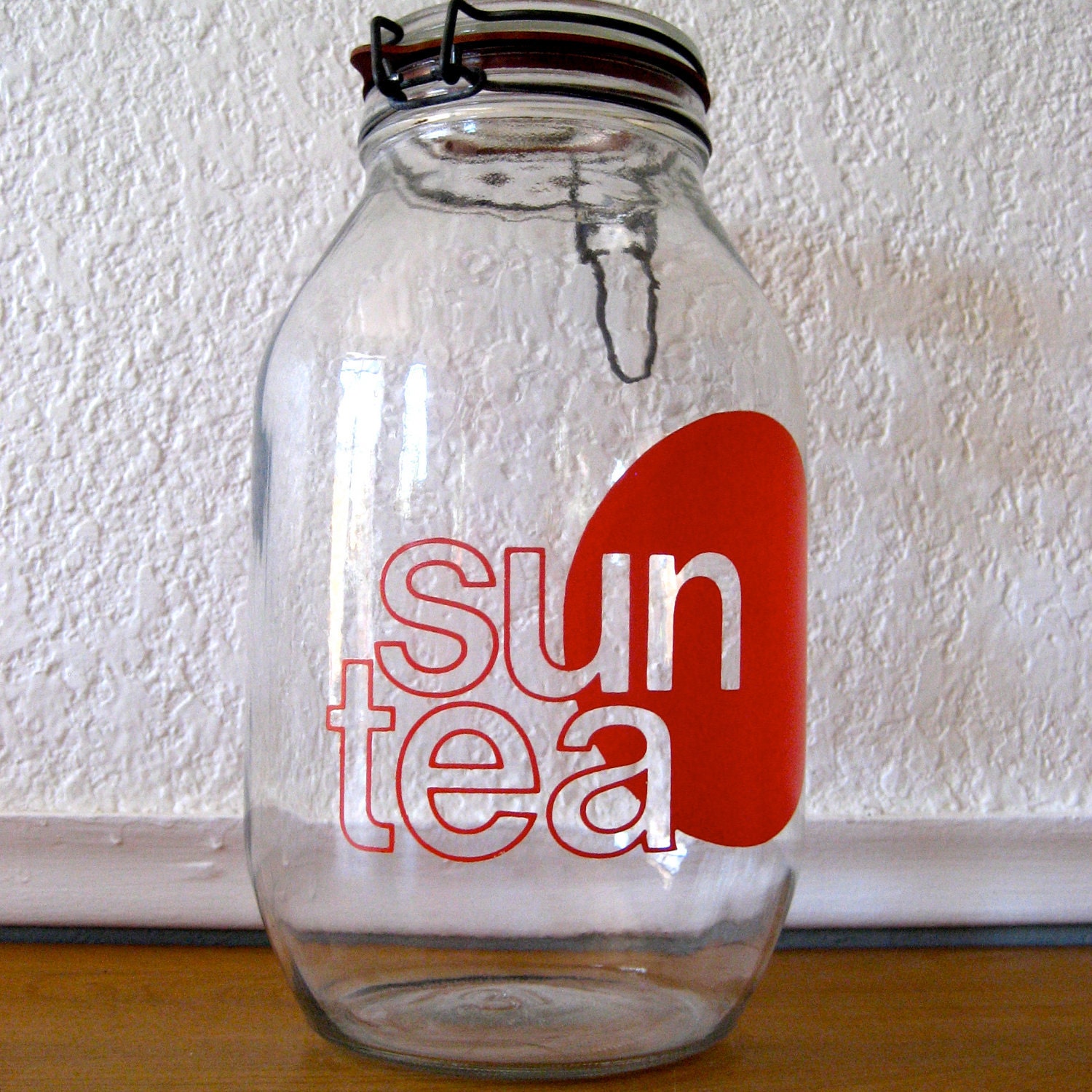 Vintage Sun Tea Glass Jar 3l