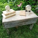 Rustic Wooden Bench - Patio, Porch or Entryway Bench or Display