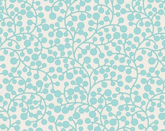 MOD VINES in Aqua (MO-4809) - Modernology by Patricia Bravo - Art Gallery Fabric - By the Yard