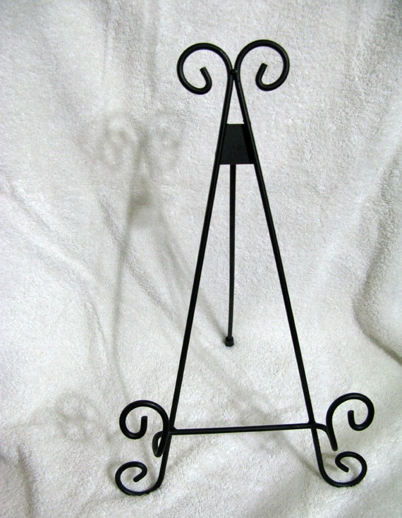 Black Metal Decorative Easel Large by enchantedezignstudio