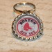 Boston Red Sox Bottle Cap Keychain, Zipper or Backpack Pull - Proceeds Benefit Cancer Research