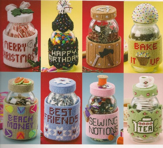 Jar Wraps Plastic Canvas Book