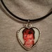 David Bowie Ziggy Stardust necklace in tibet silver-glam singer jewelry
