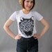 Mutant Kitty Tee. Medium