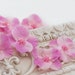 Pink Silk Flower Appliques Set of Three - Hailey Collection