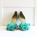 Womens Shoes, Brocade Flamenco High Heels, Floral Print Strappy Heels Sequin Shoes, size 8
