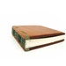 Handmade Journal Mahogany Wood Book Rustic Wedding Guest Book Green fall wedding -ready to ship