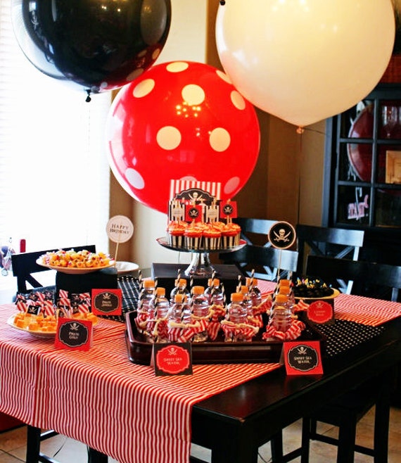 Items similar to Pirate Party  Decorations  Printable Party  