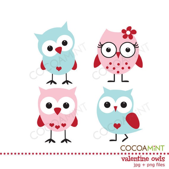 valentine owl clip art - photo #2