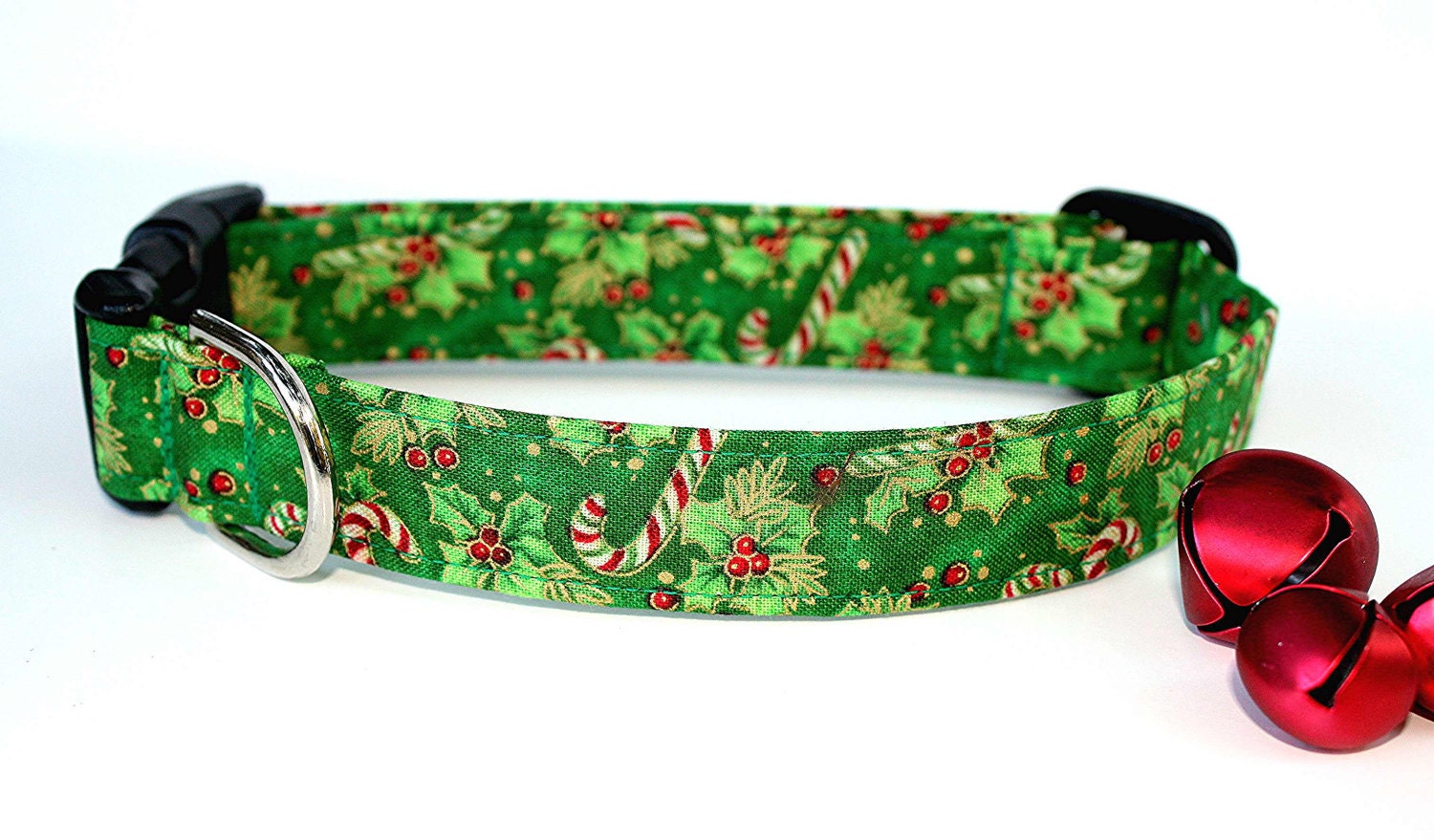 Christmas Dog Collar / Red Green Dog Collar / by CreatureCollars