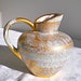 Stangl, Pottery, Vase, Gold, Aqua, Vintage, Home Decor, 1950's, 1960's