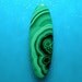 Malachite Eyes 100% Natural Hand Cut Cabochon from Africa, free shipping