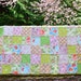 Magic of Spring Rag Quilt, Twin Size, Reserved for Tracy