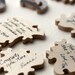 Wedding puzzle (guest book), Wood, 30 PIECES, shaped, handcut, personalized, words, figurals, 11 x 14 inches
