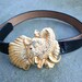Vintage Huge Gold Elephant ANIMAL BELT