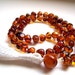 Buddhist prayer beads. Mala (54 beads) Yoga Meditation Mala. Real Baltic Amber beads Hand knotted.