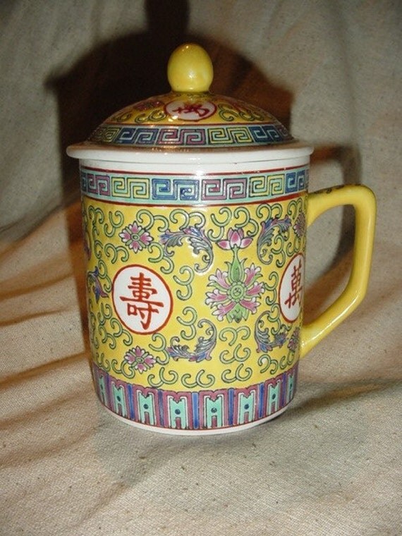 Chinese Tea Steeping Cup by AdornTheGoddess on Etsy