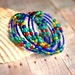 carnivale beaded memory wire bracelet